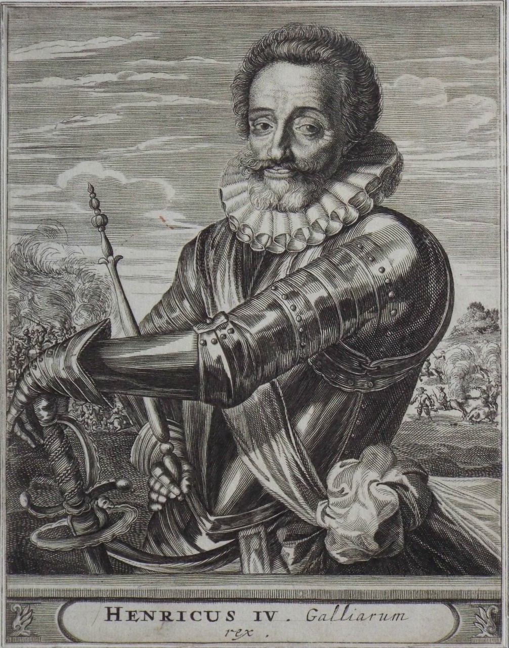 Print - Henricus IV . Galliarum rex .